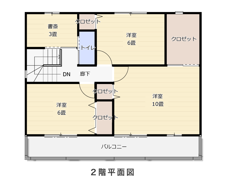 2階平面図