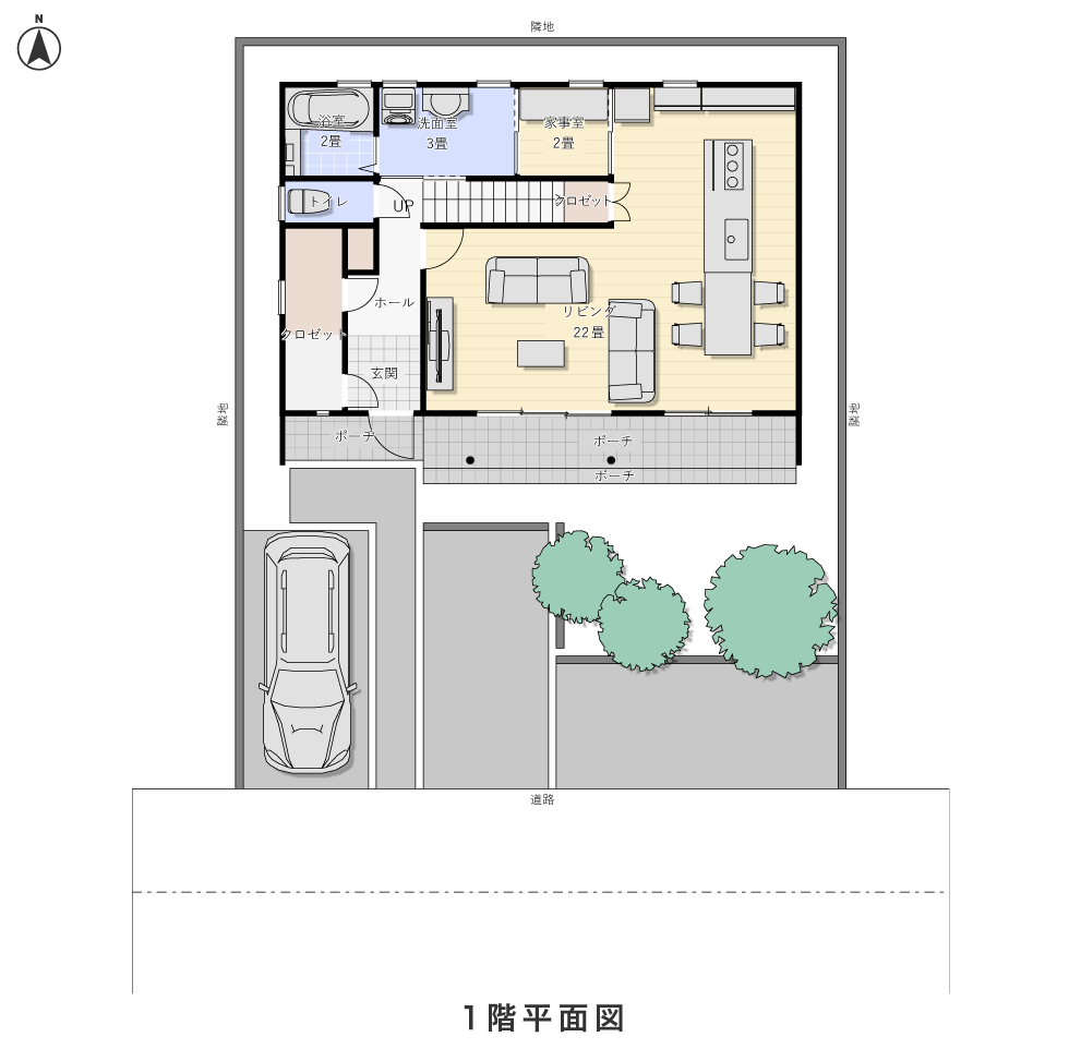 1階平面図