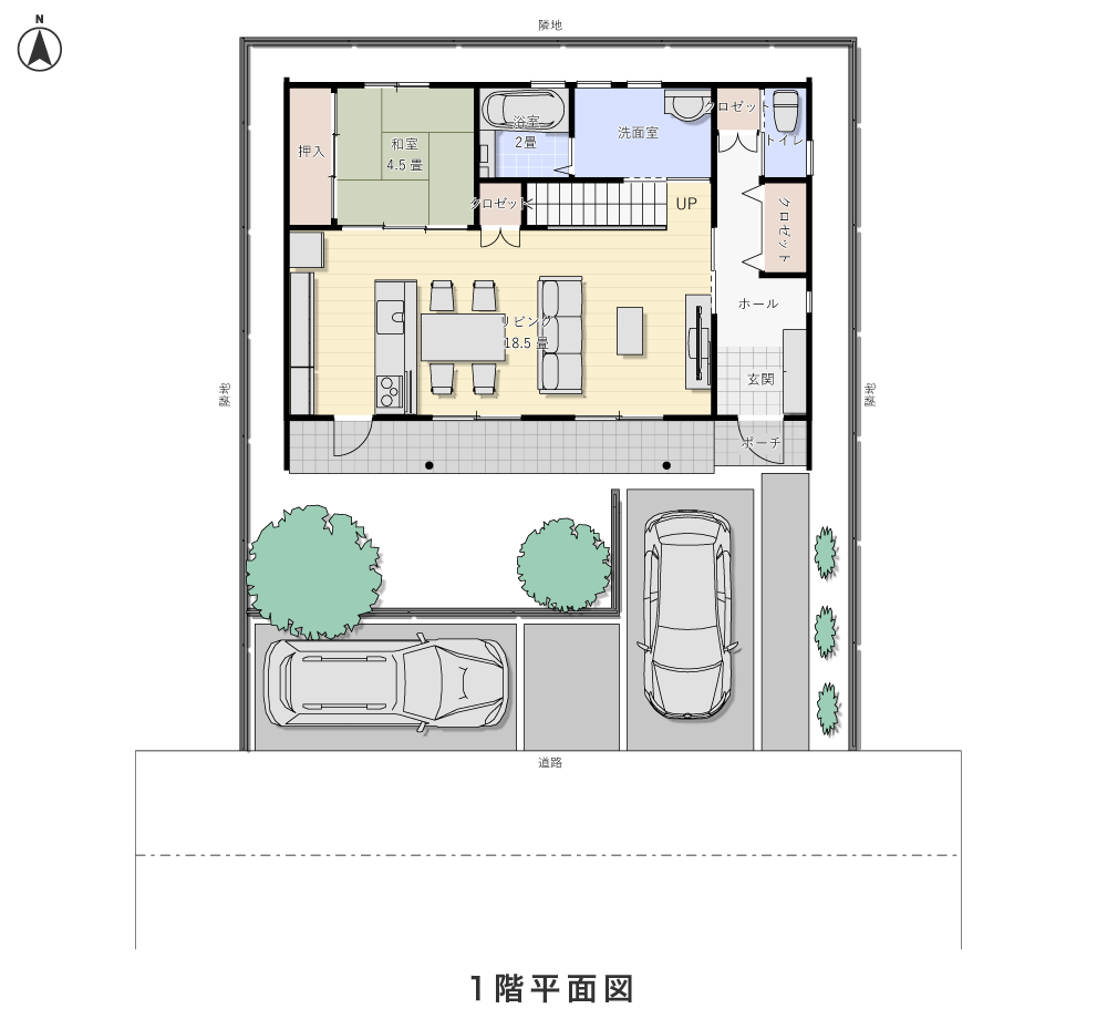 1階平面図