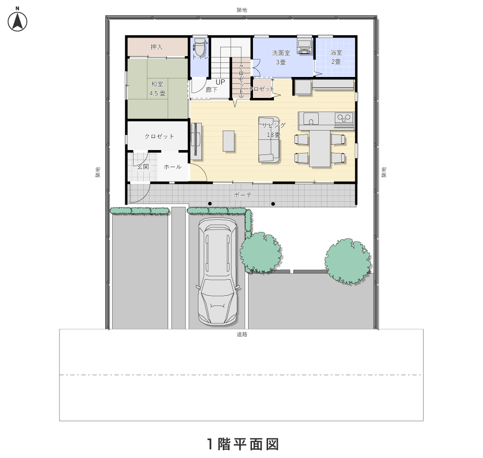1階平面図