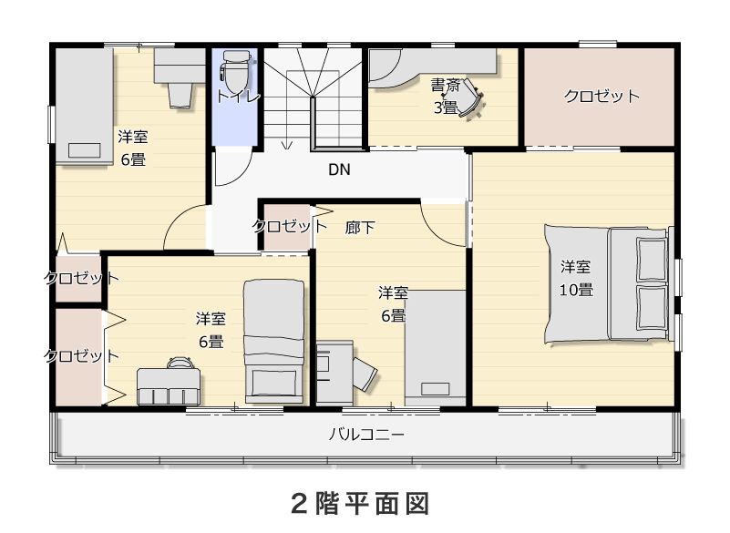 2階平面図