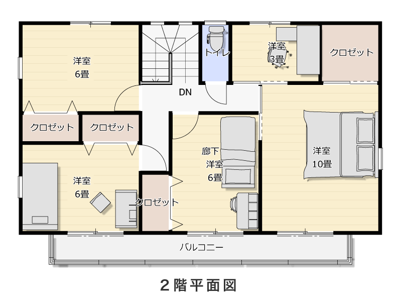 2階平面図