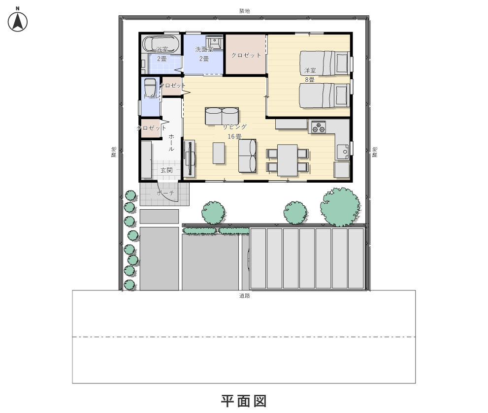 1階平面図