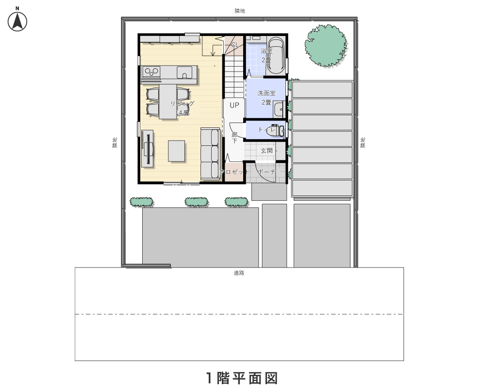 1階平面図