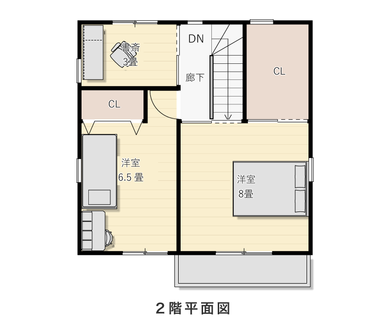 2階平面図