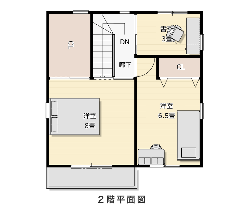 2階平面図