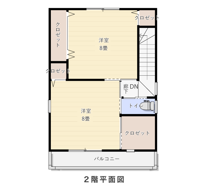 2階平面図