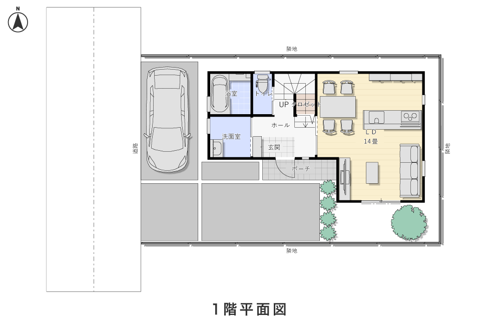 1階平面図