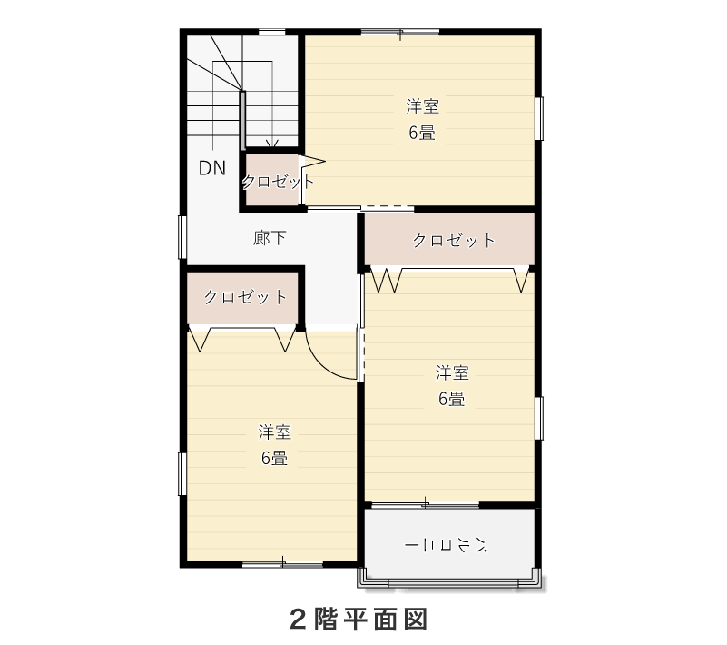 2階平面図