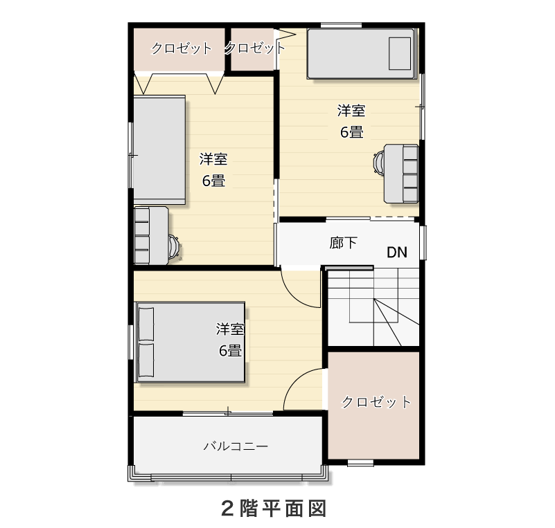 2階平面図
