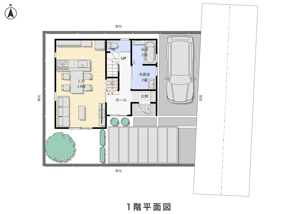 1階平面図