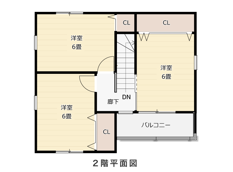 2階平面図