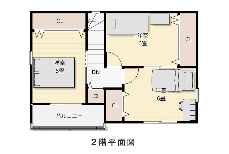 2階平面図