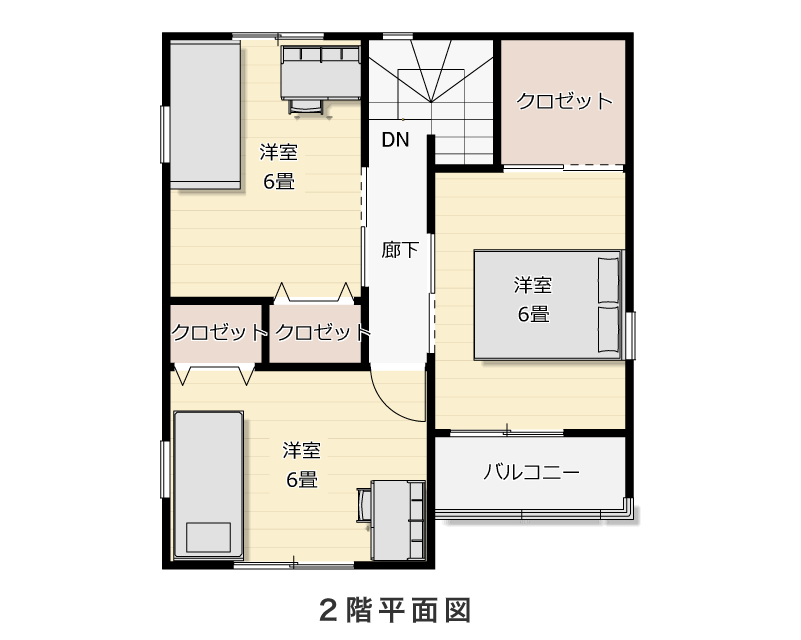2階平面図