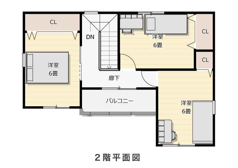 2階平面図