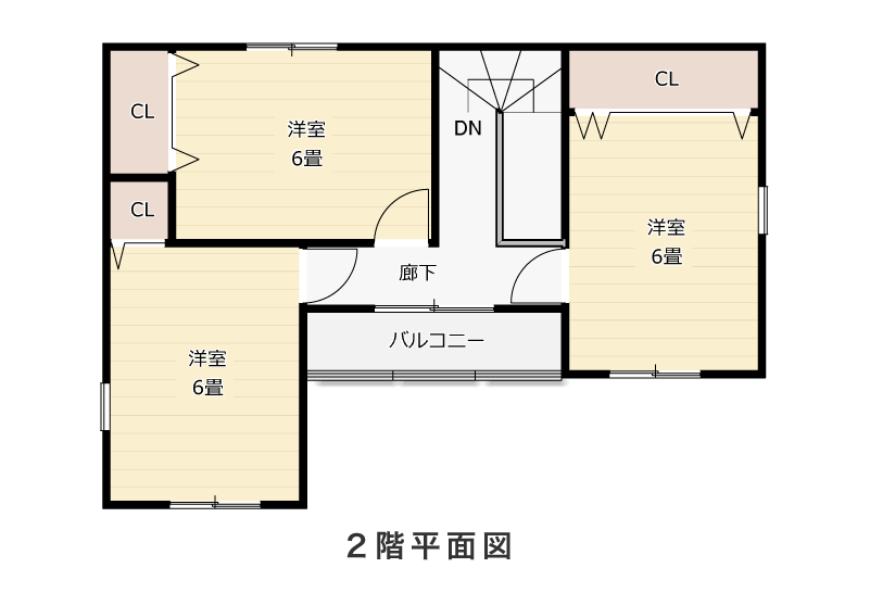 2階平面図
