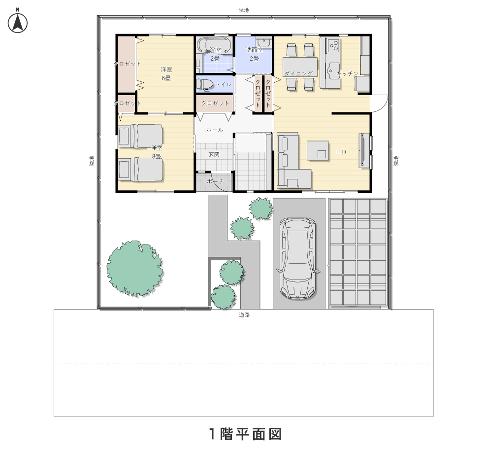1階平面図