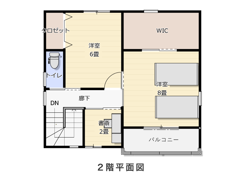 2階平面図