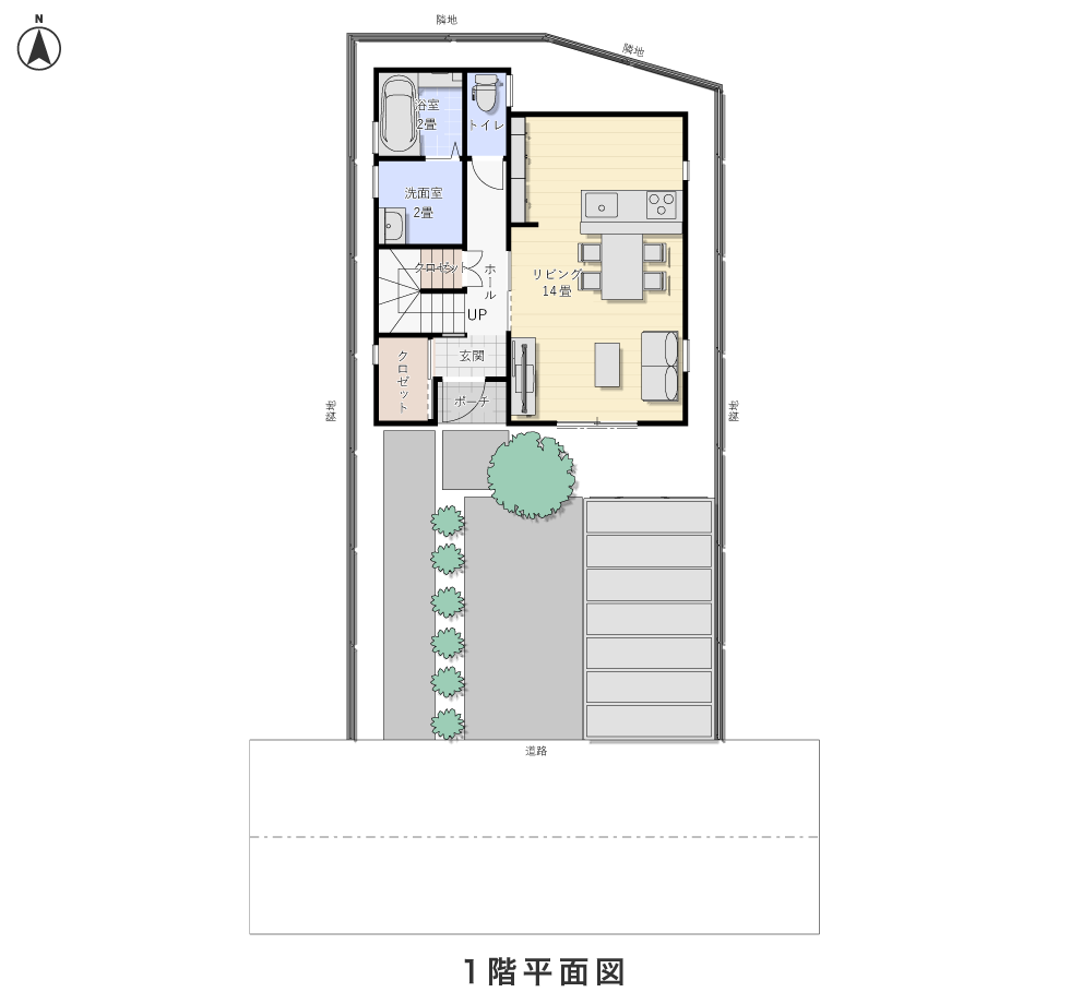 1階平面図