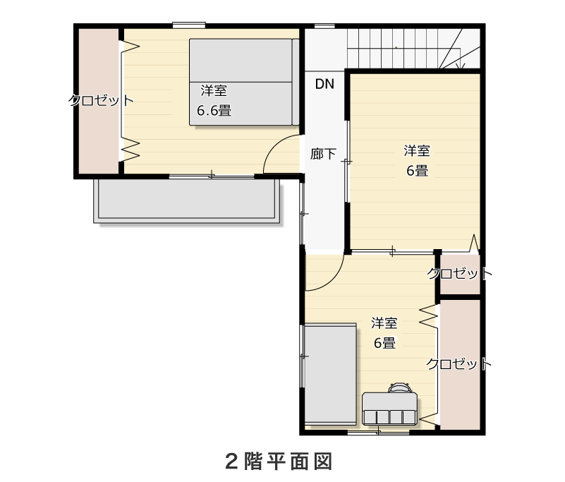2階平面図