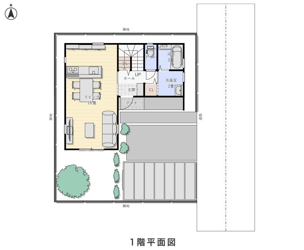1階平面図