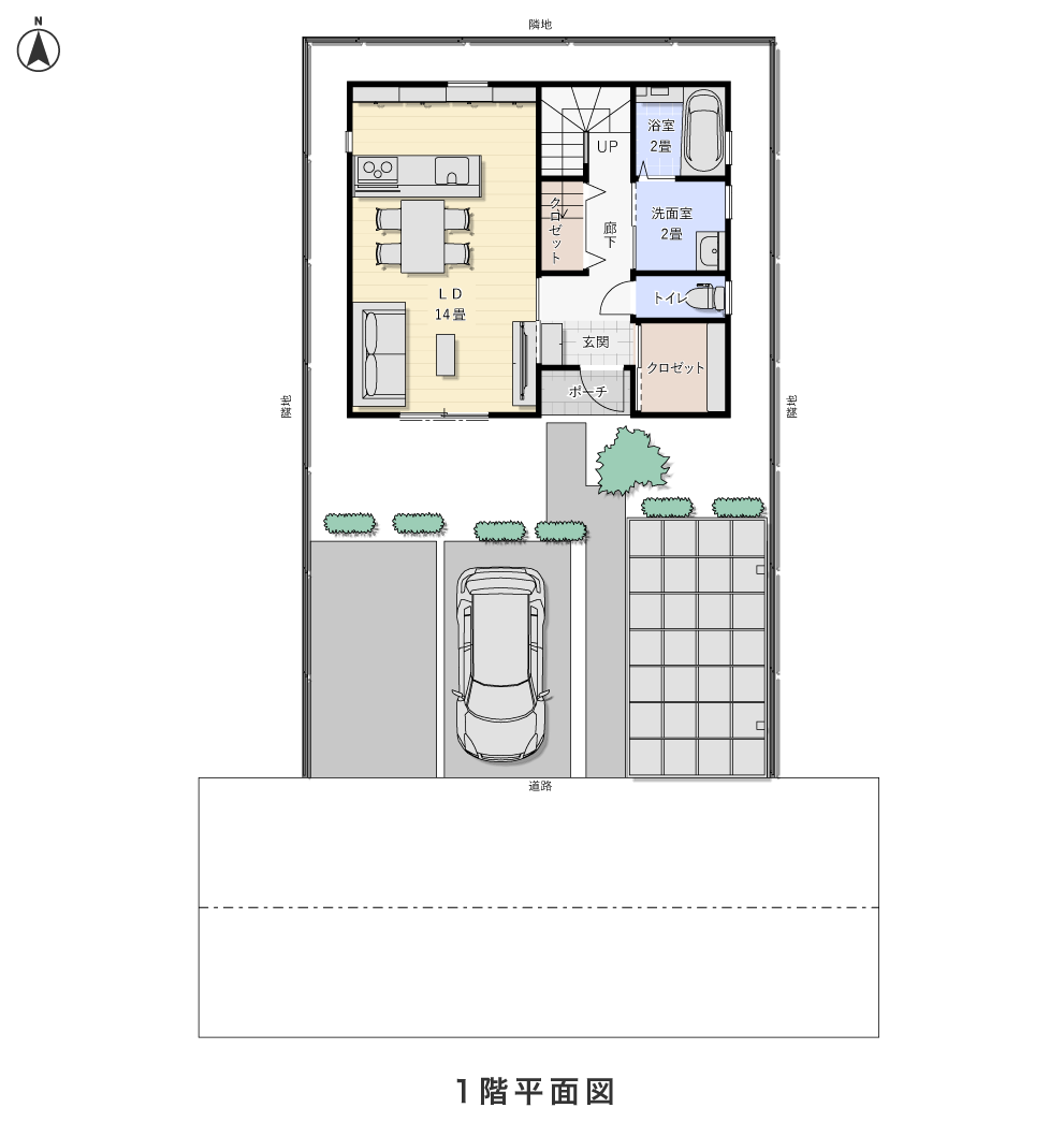 1階平面図