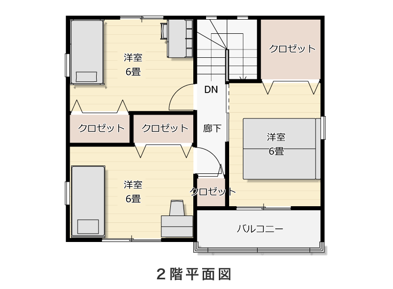 2階平面図