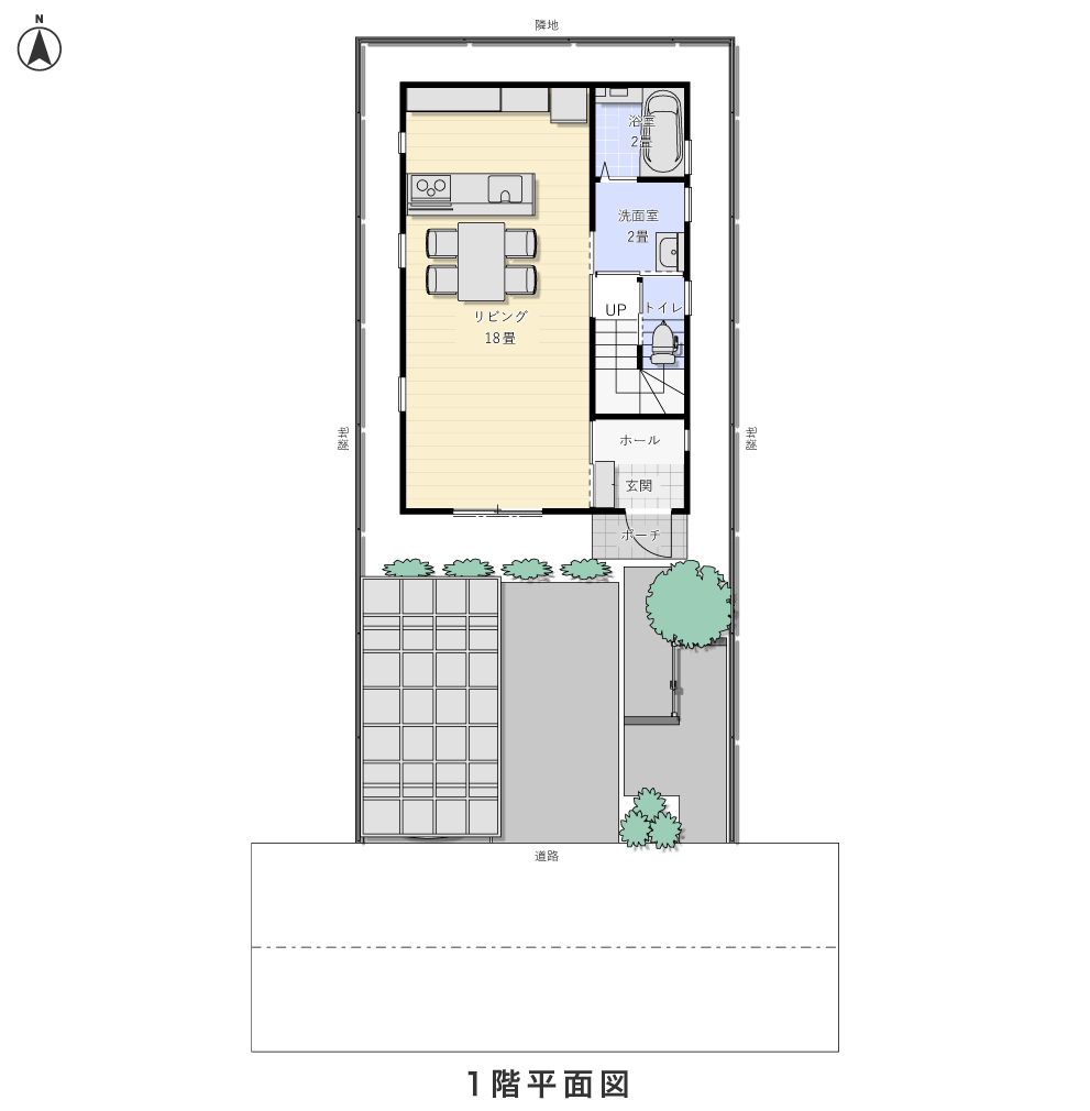 1階平面図