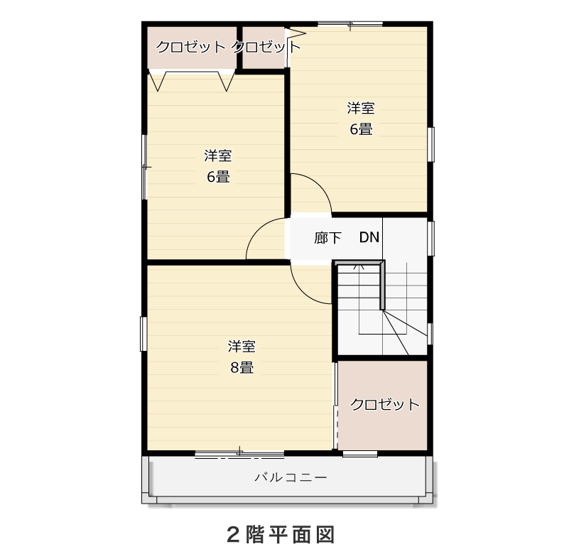 2階平面図