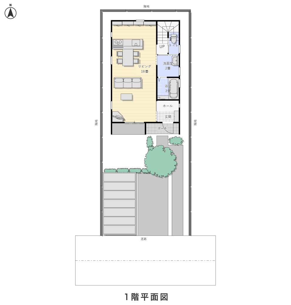 1階平面図