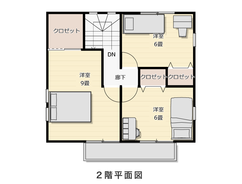 2階平面図