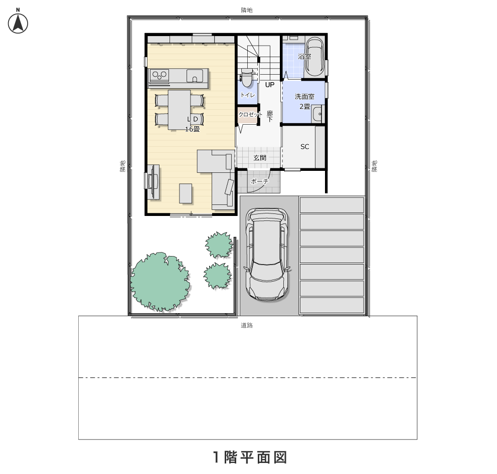 1階平面図