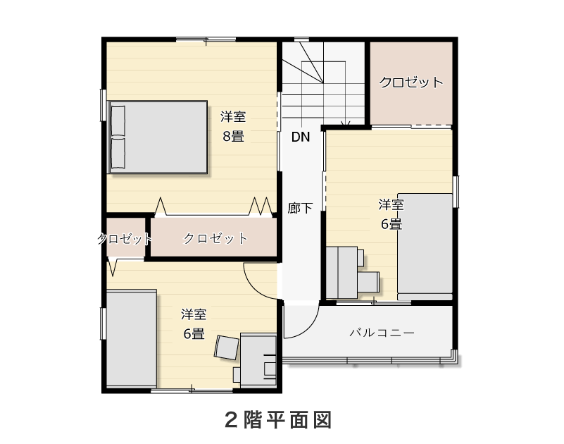 2階平面図