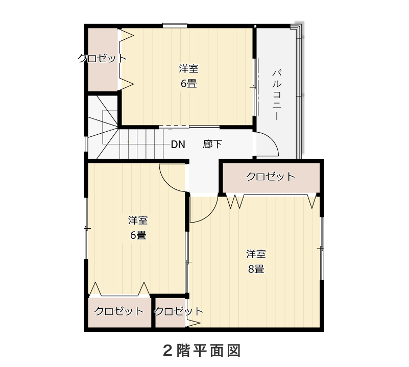 2階平面図