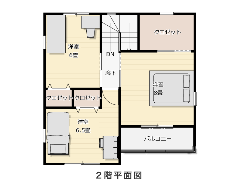 2階平面図