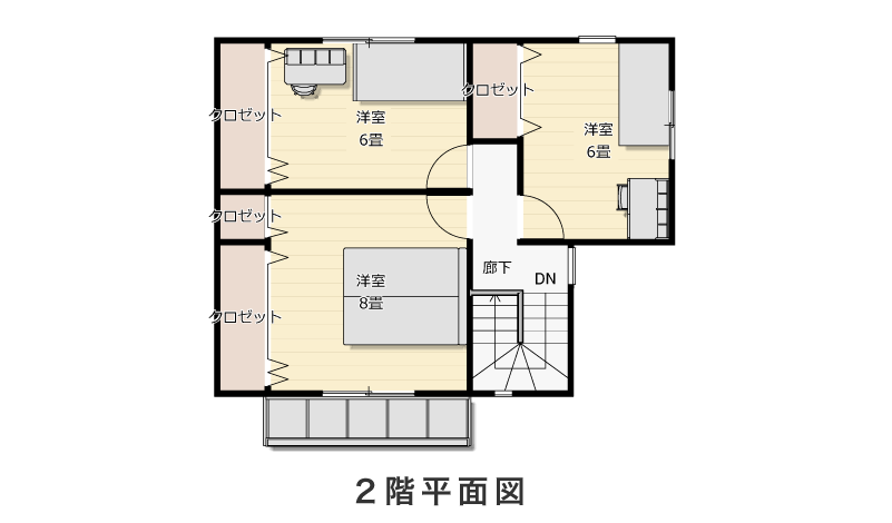2階平面図