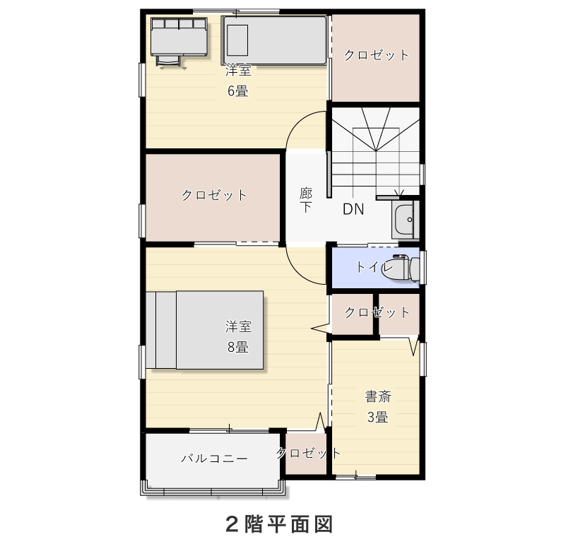 2階平面図