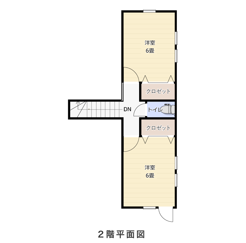2階平面図