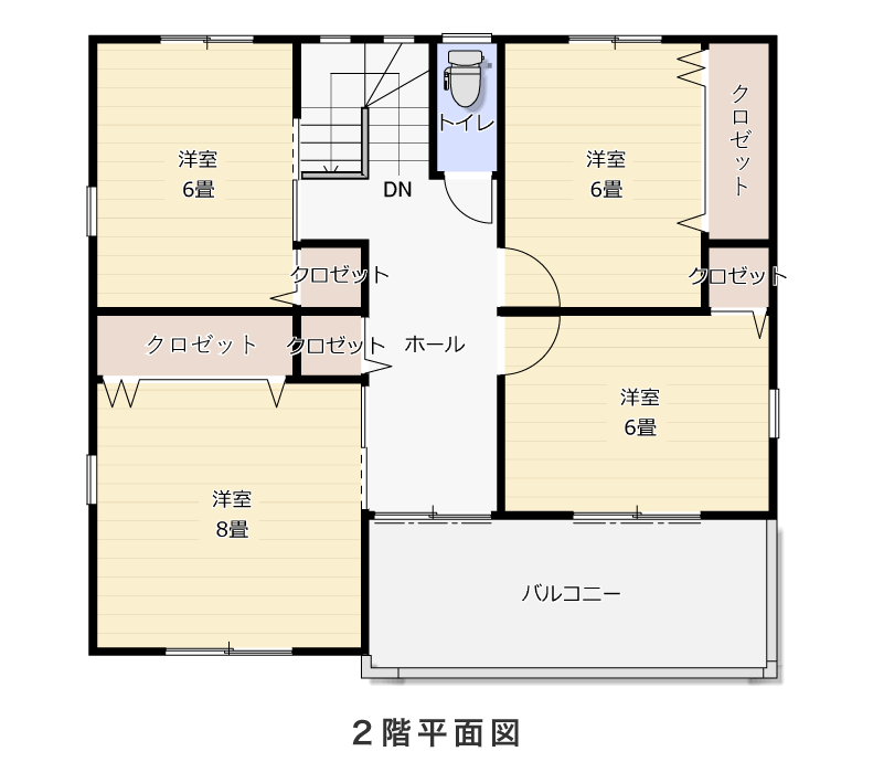 2階平面図