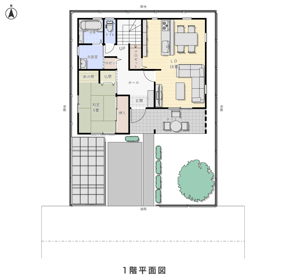1階平面図