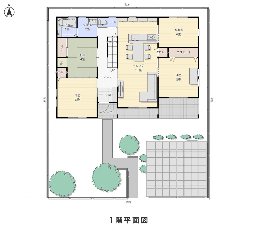 1階平面図