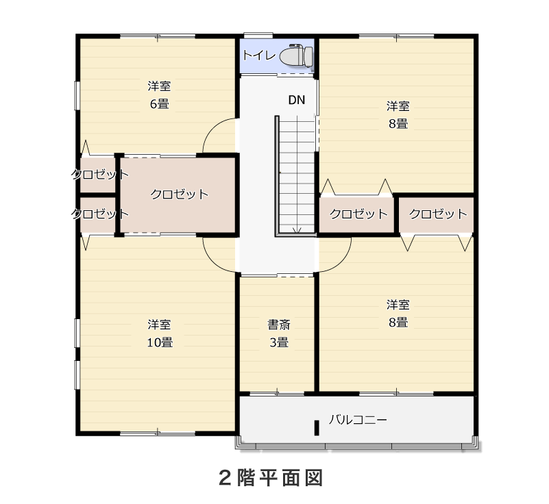 2階平面図