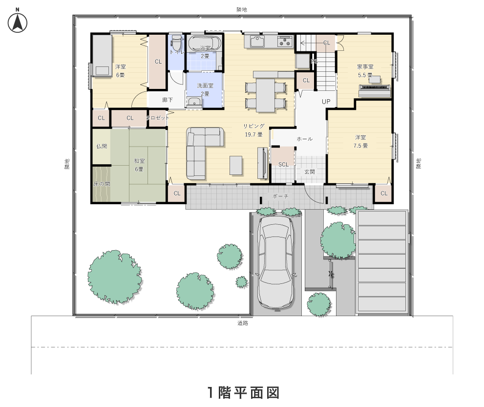 1階平面図