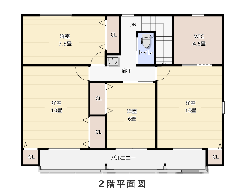 2階平面図