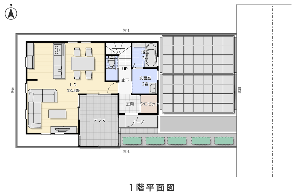 １階平面図