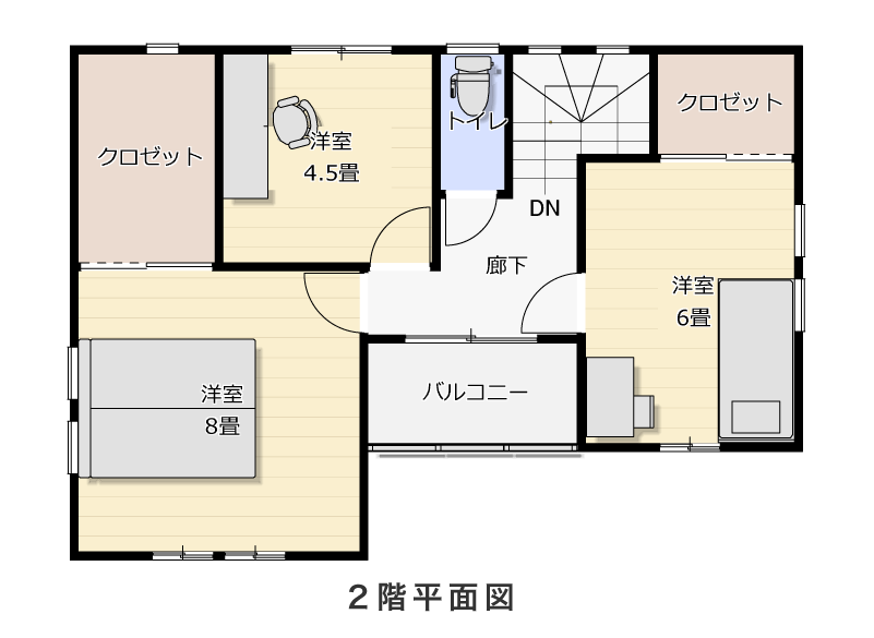 2階平面図