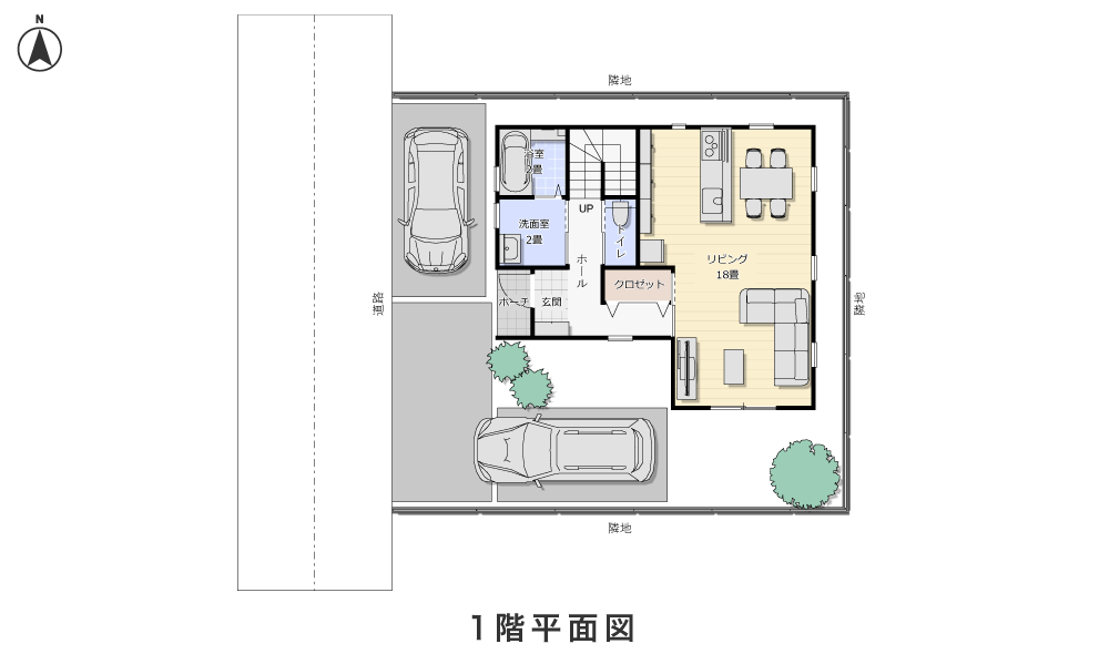 1階平面図