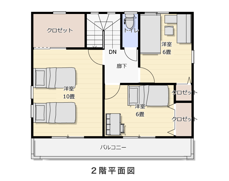 2階平面図