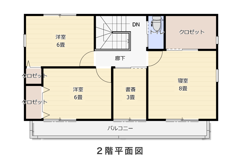 2階平面図