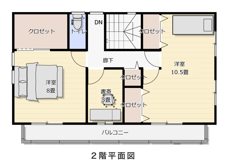 2階平面図